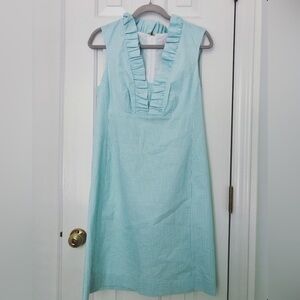 Lilly Pulitzer Adeline Ruffle Seersucker Dress